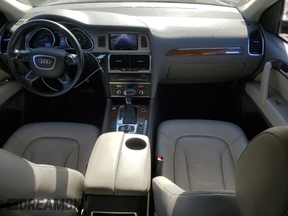 2014 Audi Q7 Premium with VIN WA1CGAFE9ED019934, listed as a Copart auction lot 56388595 with 104,549 mi miles and Salvage title. Bid and sale history available at DreamBid. Image 8.