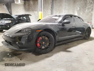 2023 Porsche Taycan GTS with VIN WP0CD2Y14PSA90314, listed as a Copart auction lot 83637664 with Not provided miles and Salvage title. Bid and sale history available at DreamBid. Image 1.