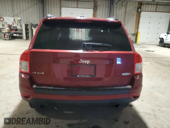2013 Jeep Compass Latitude with VIN 1C4NJDEB2DD253498, listed as a Copart auction lot 48227275 with 142,038 mi miles and Clean Title. Bid and sale history available at carsss.com. Image 6.