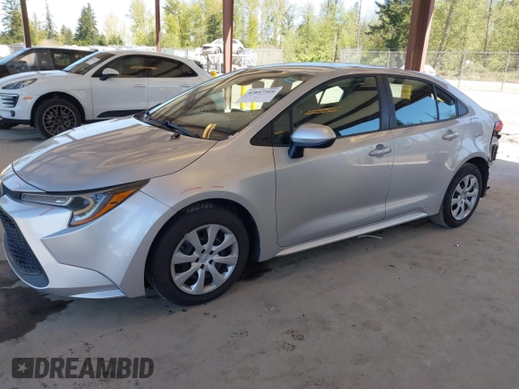 2021 Toyota Corolla LE with VIN 5YFEPMAE7MP208536, listed as a IAAI auction lot 42057509 with 58,522 mi miles and . Bid and sale history available at DreamBid. Image 18.