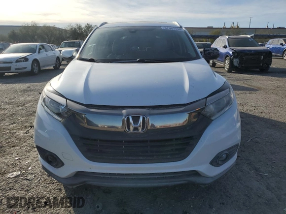 2019 Honda HR-V EX with VIN 3CZRU5H54KM704348, listed as a Copart auction lot 87061144 with 52,506 mi miles and Salvage Title. Bid and sale history available at carsss.com. Image 5.