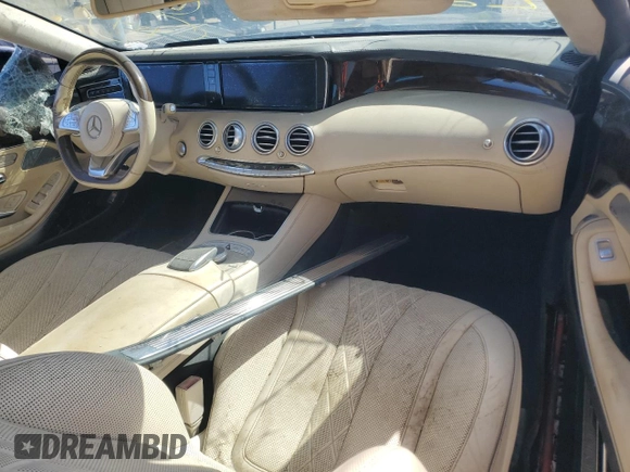 2017 Mercedes-Benz S 550 with VIN WDDXK8CB7HA031584, listed as a Copart auction lot 74034154 with Not Provided miles and Non Repairable. Bid and sale history available at DreamBid. Image 8.