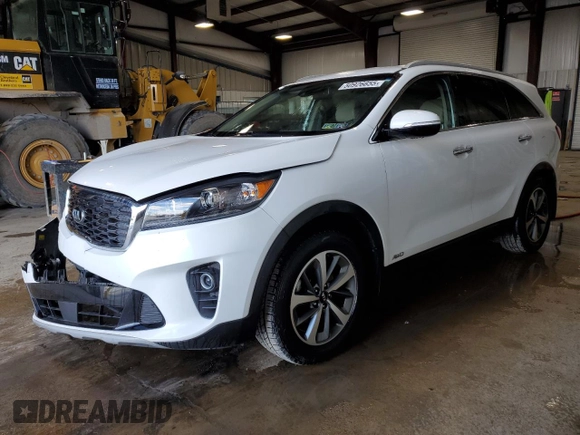 2019 Kia Sorento EX V6 with VIN 5XYPHDA57KG465221, listed as a Copart auction lot 50926655 with 40,359 mi miles and Salvage Title. Bid and sale history available at carsss.com. Image 1.