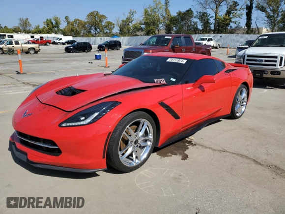 2015 Chevrolet Corvette 1LT with VIN 1G1YA2D78F5115503, listed as a Copart auction lot 74115974 with 49,822 mi miles and Clean Title. Bid and sale history available at carsss.com. Image 1.