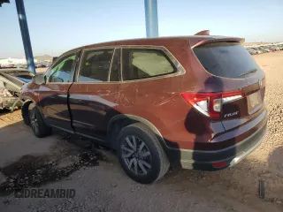 2021 Honda Pilot EX z VIN 5FNYF5H38MB017617, wystawiony jako Copart lot #44785305 z przebiegiem 75 879 mil mil oraz Szkoda całkowita • Salvage title. Historia ofert i sprzedaży dostępna na DreamBid. Obrazek 2.