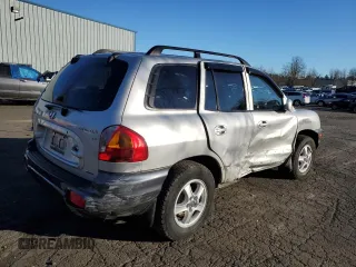 2003 Hyundai Santa Fe GLS with VIN KM8SC73D93U534436, listed as a Copart auction lot 44957605 with 123,519 mi miles and Salvage Title. Bid and sale history available at carsss.com. Image 3.