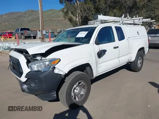 2020 Toyota Tacoma SR with VIN 3TYRX5GNXLT005018, listed as a IAAI auction lot 41851226 with 90,325 mi miles and . Bid and sale history available at DreamBid. Image 2.