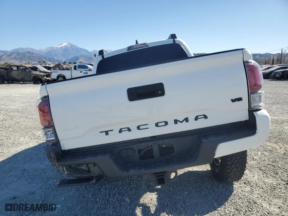 2023 Toyota Tacoma 4WD SR with VIN 3TMCZ5AN4PM541649, listed as a Copart auction lot 46755255 with 47,027 mi miles and Salvage Title. Bid and sale history available at carsss.com. Image 6.
