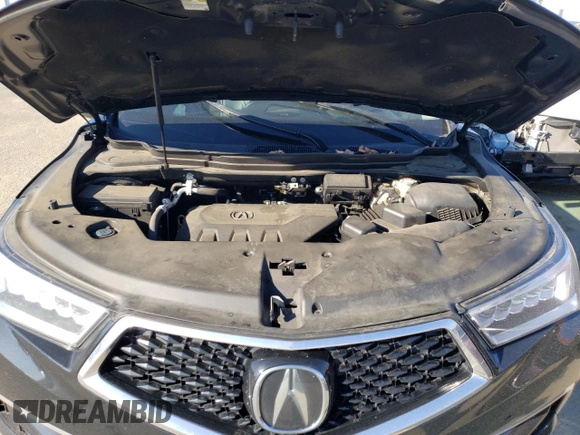 2018 Acura MDX Sport Hybrid w/Advance Pkg with VIN 5J8YD7H79JL000159, listed as a Copart auction lot 38217033 with 0 mi miles. Bid and sale history available at carsss.com. Image 12.