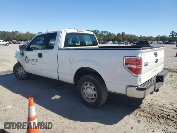 2014 Ford F-150 XL with VIN 1FTFX1CF9EFB33176, listed as a Copart auction lot 50166745 with 205,632 mi miles and Salvage Title. Bid and sale history available at carsss.com. Image 2.