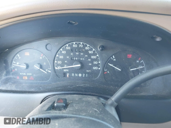2000 Ford Ranger XL with VIN 1FTYR14V7YTA59819, listed as a IAAI auction lot 41995537 with 106,190 mi miles. Bid and sale history available at carsss.com. Image 7.