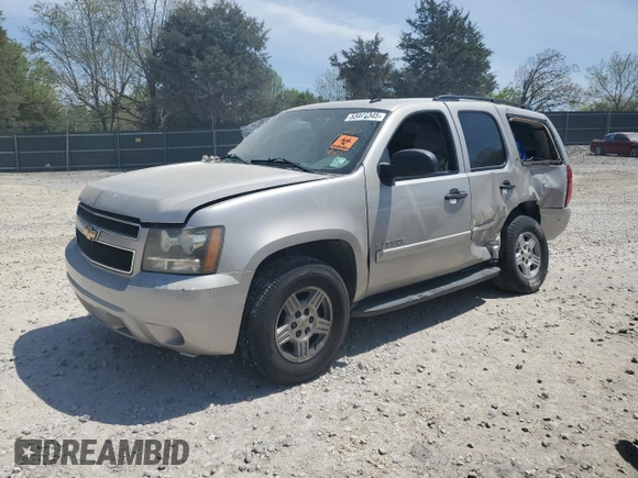 2007 Chevrolet Tahoe LS с VIN 1GNFC13C77J389275, выставлен на аукционе Copart как лот 53445345 с пробегом 211 290 миль миль и Списание • Salvage title. История ставок и продаж доступна на DreamBid. Изображение 1.