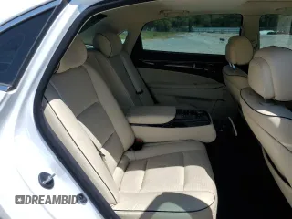 2015 Hyundai Equus Signature with VIN KMHGH4JH3FU099414, listed as a Copart auction lot 53717325 with 133,561 mi miles and Salvage Title. Bid and sale history available at DreamBid. Image 10.