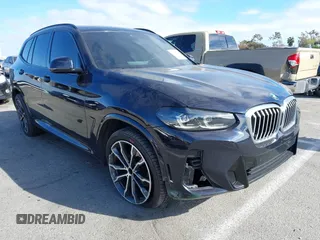 2022 BMW X3 sDrive30i with VIN 5UX43DP09N9M68350, listed as a IAAI auction lot 41892975 with 39,175 mi miles. Bid and sale history available at carsss.com. Image 1.