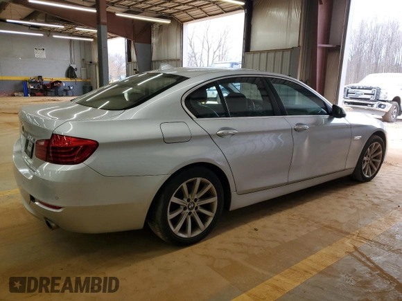 2015 BMW 5 Series 535i with VIN WBA5B1C51FD919789, listed as a Copart auction lot 48507985 with 172,474 mi miles and Clean Title. Bid and sale history available at carsss.com. Image 3.