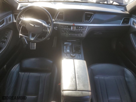 2018 Genesis G80 3.3T Sport with VIN KMHGN4JB0JU249217, listed as a Copart auction lot 49489395 with 141,600 mi miles and Clean Title. Bid and sale history available at carsss.com. Image 8.