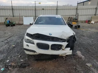 2013 BMW 7 Series 740Li with VIN WBAYE4C52DDW22629, listed as a Copart auction lot 44608645 with 163,135 mi miles and Salvage Title. Bid and sale history available at carsss.com. Image 5.