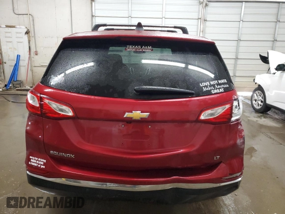 2019 Chevrolet Equinox LT with VIN 2GNAXKEV5K6158660, listed as a Copart auction lot 53871665 with 80,621 mi miles and Salvage Title. Bid and sale history available at DreamBid. Image 6.