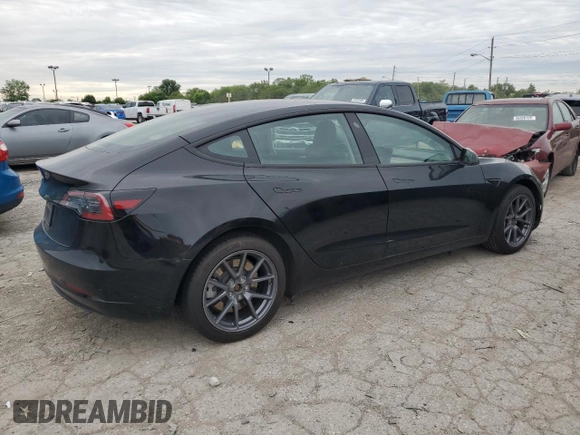 2023 Tesla Model 3 with VIN 5YJ3E1EA7PF599058, listed as a Copart auction lot 57331365 with Not provided miles and Non repairable. Bid and sale history available at DreamBid. Image 3.