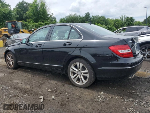 2012 Mercedes-Benz C 300 Sport with VIN WDDGF8BB7CR191979, listed as a Copart auction lot 61437665 with 76,740 mi miles and Salvage title. Bid and sale history available at DreamBid. Image 2.