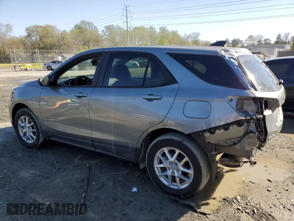 2023 Chevrolet Equinox LS z VIN 3GNAXSEG4PL207108, wystawiony jako Copart lot #52117185 z przebiegiem 12 395 mil mil oraz Szkoda całkowita • Salvage title. Historia ofert i sprzedaży dostępna na DreamBid. Obrazek 2.