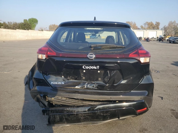 2022 Nissan Kicks S with VIN 3N1CP5BV7NL504234, listed as a Copart auction lot 83473484 with 54,803 mi miles and Salvage Title. Bid and sale history available at carsss.com. Image 6.