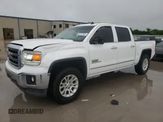 2014 GMC Sierra 1500 SLT with VIN 3GTP1VEC0EG101800, listed as a Copart auction lot 53747555 with 233,992 mi miles and Salvage title. Bid and sale history available at DreamBid. Image 1.