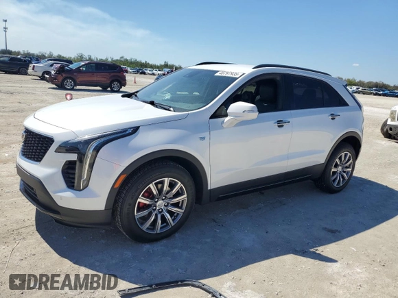 2021 Cadillac XT4 FWD Sport with VIN 1GYFZER42MF076951, listed as a Copart auction lot 46797935 with 35,886 mi miles and Salvage Title. Bid and sale history available at DreamBid. Image 1.