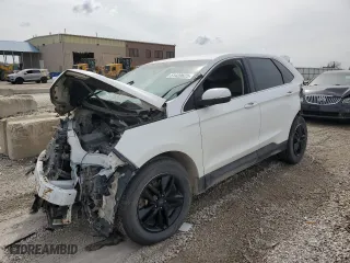 2017 Ford Edge SEL with VIN 2FMPK4J80HBC12942, listed as a Copart auction lot 51420625 with 185,420 mi miles and Salvage Title. Bid and sale history available at carsss.com. Image 1.