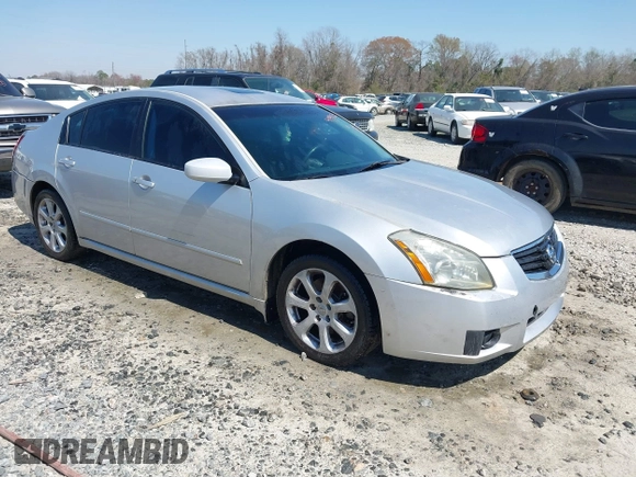 2007 Nissan Maxima 3.5 SL with VIN 1N4BA41E37C807523, listed as a IAAI auction lot 41790531 with 223,846 mi miles. Bid and sale history available at carsss.com. Image 1.