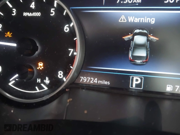 2018 Nissan Maxima SV with VIN 1N4AA6AP3JC366041, listed as a IAAI auction lot 41848298 with 79,724 mi miles and . Bid and sale history available at DreamBid. Image 16.