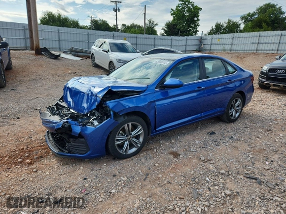 2024 Volkswagen Jetta SE with VIN 3VW7M7BU2RM024383, listed as a Copart auction lot 63048615 with 50,106 mi miles and Clean title. Bid and sale history available at DreamBid. Image 1.