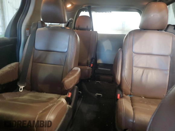 2016 Toyota Sienna XLE with VIN 5TDYK3DC1GS712589, listed as a Copart auction lot 53481245 with 125,487 mi miles and Salvage Title. Bid and sale history available at carsss.com. Image 10.