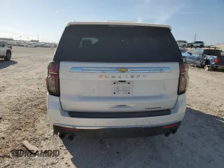 2023 Chevrolet Suburban Premier with VIN 1GNSCFKD2PR106790, listed as a Copart auction lot 46873635 with 31,972 mi miles and Salvage title. Bid and sale history available at DreamBid. Image 6.
