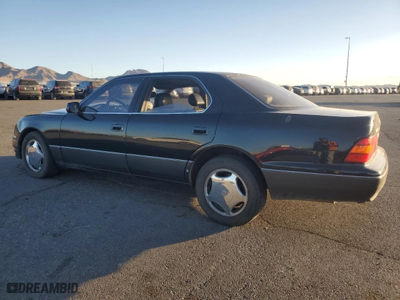 1997 Lexus LS 400 Luxury Sdn with VIN JT8BH28F5V0091634, listed as a Copart auction lot 44415125 with 153,238 mi miles and Salvage Title. Bid and sale history available at carsss.com. Image 2.