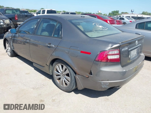 2008 Acura TL with VIN 19UUA66288A036973, listed as a IAAI auction lot 42000664 with 250,990 mi miles. Bid and sale history available at carsss.com. Image 3.