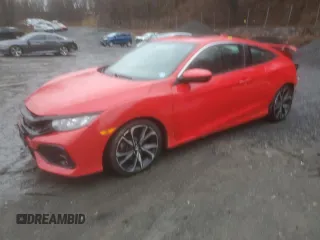2019 Honda Civic Si with VIN 2HGFC3A56KH753674, listed as a Copart auction lot 49348505 with 54,685 mi miles and Salvage Title. Bid and sale history available at DreamBid. Image 1.