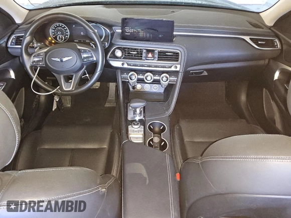 2023 Genesis G70 2.0T with VIN KMTG34TA6PU131312, listed as a Copart auction lot 84861294 with 31,613 mi miles and Non Repairable. Bid and sale history available at DreamBid. Image 8.