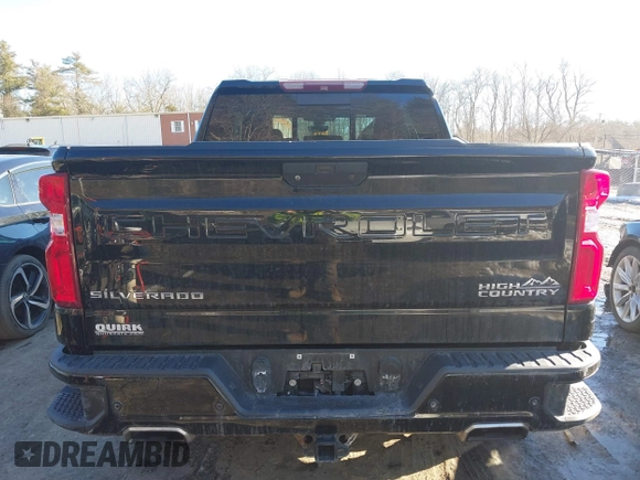 2019 Chevrolet Silverado 1500 High Country with VIN 3GCUYHED5KG176125, listed as a IAAI auction lot 41570074 with 72,801 mi miles. Bid and sale history available at carsss.com. Image 16.