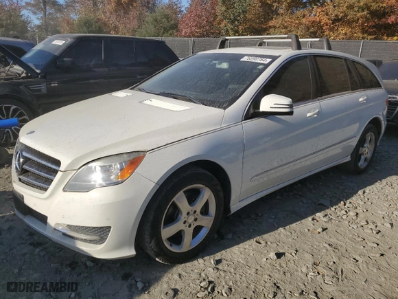 2012 Mercedes-Benz R-Class R 350 with VIN 4JGCB5HE9CA150347, listed as a Copart auction lot 76598764 with 174,726 mi miles and Salvage Title. Bid and sale history available at carsss.com. Image 1.