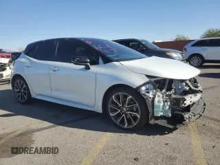 2021 Toyota Corolla Hatchback XSE with VIN JTNC4MBE4M3140666, listed as a Copart auction lot 75872214 with 56,456 mi miles and Salvage Title. Bid and sale history available at carsss.com. Image 4.