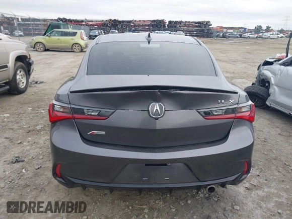 2022 Acura ILX Premium with VIN 19UDE2F85NA002969, listed as a IAAI auction lot 41373487 with 25,242 mi miles and . Bid and sale history available at DreamBid. Image 16.