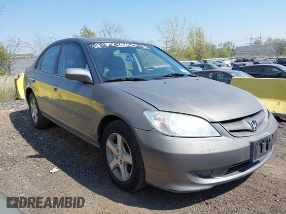 2004 Honda Civic EX with VIN 2HGES26794H628089, listed as a IAAI auction lot 42123916 with 193,409 mi miles and . Bid and sale history available at DreamBid. Image 1.