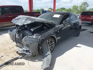 2019 Lexus IS with VIN JTHC81D29K5035258, listed as a IAAI auction lot 41907785 with 51,201 mi miles. Bid and sale history available at carsss.com. Image 18.
