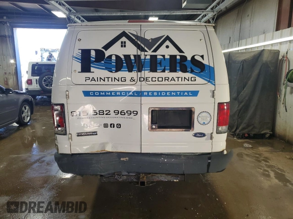2008 Ford Econoline Cargo z VIN 1FTNS14W88DB38796, wystawiony jako Copart lot #50405215 z przebiegiem 175 876 mil mil oraz Szkoda całkowita • Salvage title. Historia ofert i sprzedaży dostępna na DreamBid. Obrazek 6.