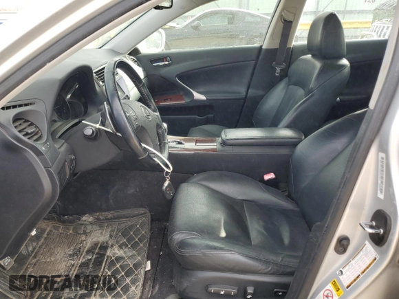 2007 Lexus IS 350 with VIN JTHBE262675012230, listed as a Copart auction lot 46686995 with 158,767 mi miles and Salvage Title. Bid and sale history available at DreamBid. Image 7.