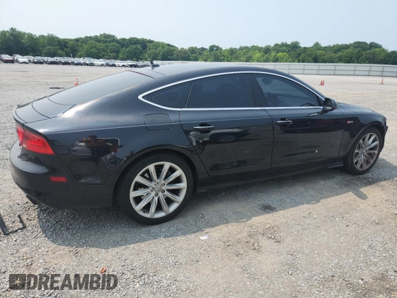 2012 Audi A7 Prestige with VIN WAU2GAFC1CN081915, listed as a Copart auction lot 59494105 with 169,556 mi miles and Salvage title. Bid and sale history available at DreamBid. Image 3.