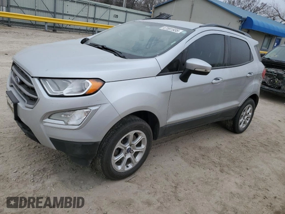 2020 Ford EcoSport SE z VIN MAJ3S2GE5LC367974, wystawiony jako Copart lot #47591935 z przebiegiem 71 708 mil mil oraz Szkoda całkowita • Salvage title. Historia ofert i sprzedaży dostępna na DreamBid. Obrazek 1.