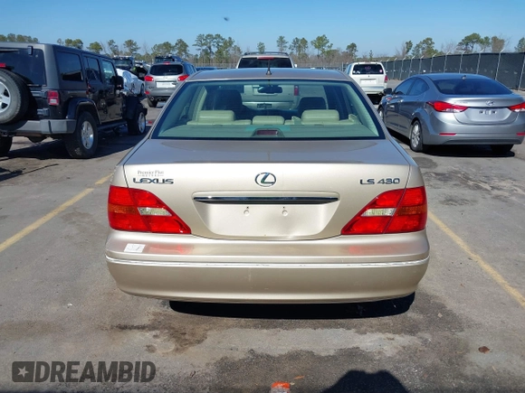2003 Lexus LS 430 with VIN JTHBN30FX30099123, listed as a IAAI auction lot 41469324 with 170,104 mi miles and . Bid and sale history available at DreamBid. Image 16.