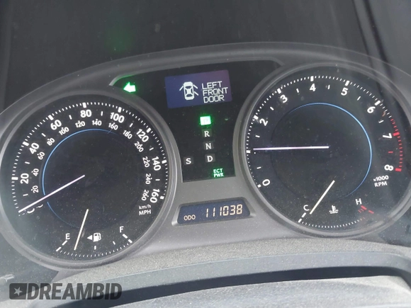 2006 Lexus IS 250 with VIN JTHBK262365019403, listed as a IAAI auction lot 41593985 with 111,038 mi miles and . Bid and sale history available at DreamBid. Image 7.